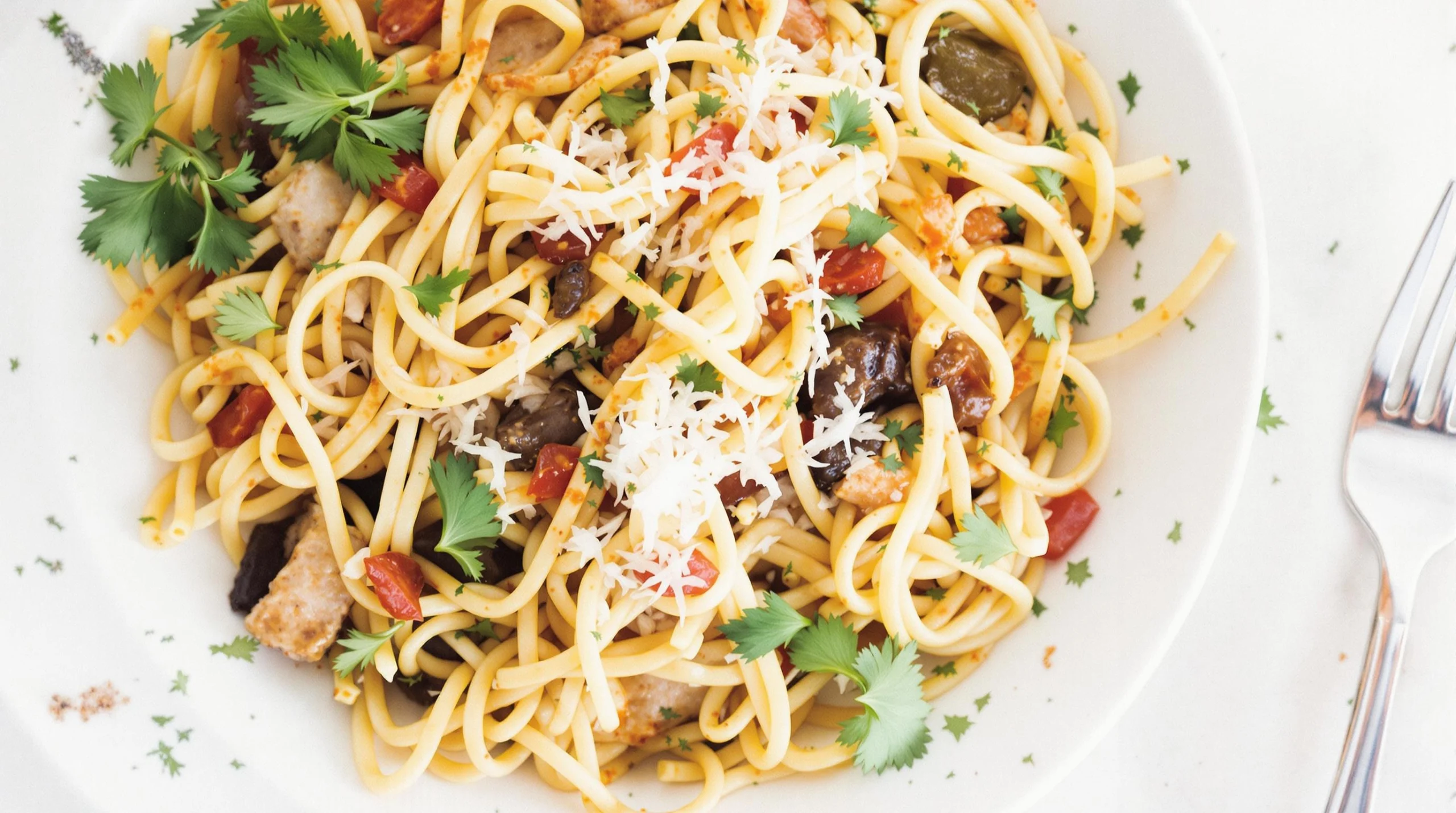 Magnificent culinary piece of dish - Rattlesnake Pasta.