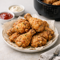 kfc recipe air fryer for crispy, juicy chicken with less oil&mdash;an easy copycat dinner that tastes like fried chicken!